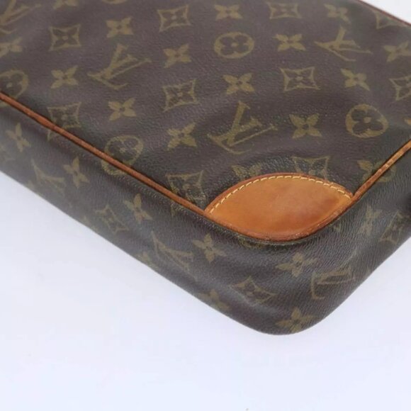 LOUIS VUITTON Monogram Compiegne 28 Clutch Bag M51845 LV Auth - Picture 5 of 15